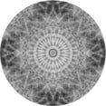 thumbnail image 1 of Ahgly Tapis Rond Lavable en Machine Intérieur Transitionnel Gris Nuage Gris, 4 Pieds Rond, 1 of 7