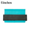 thumbnail image 1 of Xingzhi Gauge Profile Duplicators Durability Exquisite Craft Accurate Measurement Tear-resistant ABS Lock blue 6 inch, 1 of 6