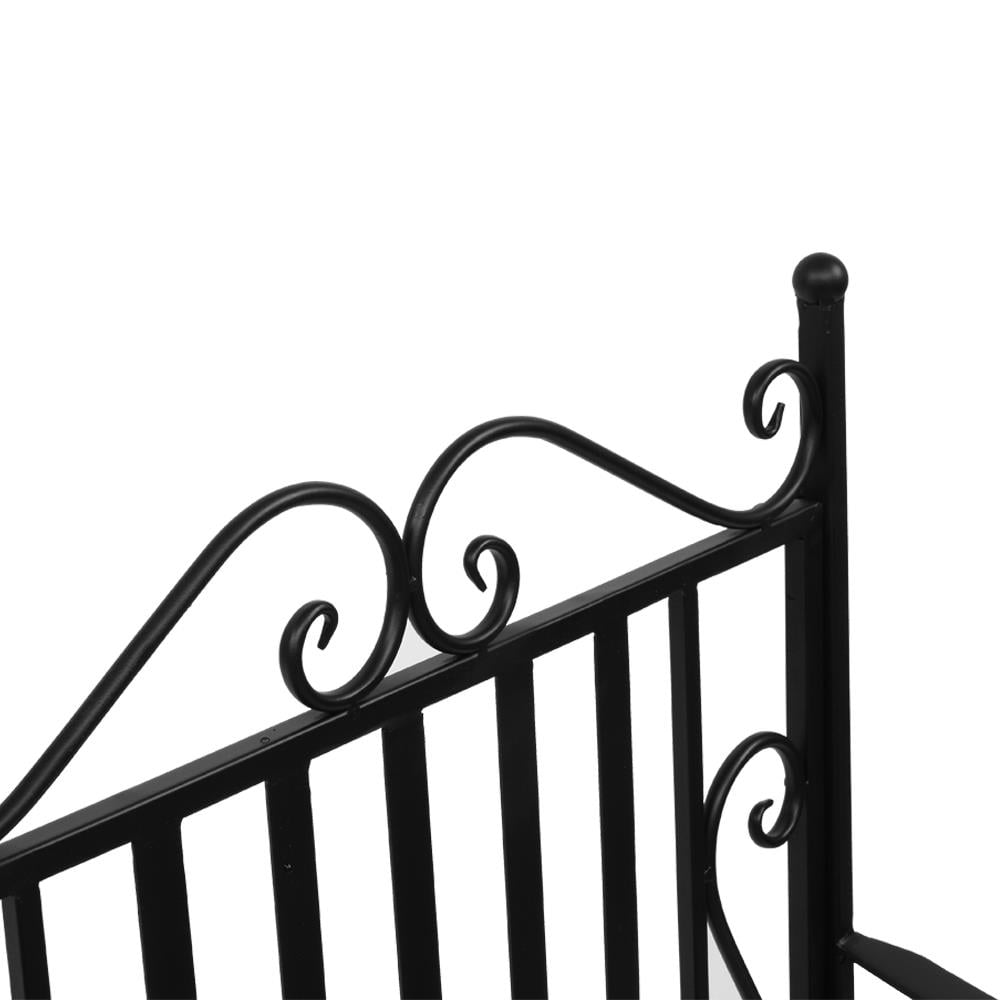 Buy GoDecor Outdoor Patio Wrought Iron Rocking Chair Online at Lowest