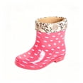 thumbnail image 6 of Mid-Calf Water Shoes for Women Round Toe Slip-on Waterproof PVC Lined Rain Boots for Outdoor Daily Walks, 6 of 8