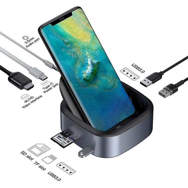 Samsung Dex Station Baseus Samsung Docking Station Usb C To 4k Hdmi Adapter Dex Station Desktop Experience For Samsung Galaxy S10 S9 S8 S10 S9 S8 Note 9 8 Huawei Mate 10 10 Pro 20 Pro P20 Pro
