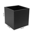 thumbnail image 5 of 20-inch Cube Metal Steel Garden Deck Planter Box Square Black Yard Flower Pot, 5 of 21
