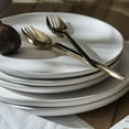 thumbnail image 2 of Stone Lain Macchio 12-Piece Dinnerware Set Stoneware, White Matte, 2 of 6
