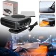 thumbnail image 2 of 200W Car Heater,12V Car Heater That Plugs Into Cigarette Lighter,Portable Car Heaters And Defroster Windshield Defogger,Heaters For Vehicles With 360 Degree Base,Car Heaters,(C,3.78x4.92x1.38 in), 2 of 9