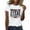 White, variant on Seductiva Women's Slim-Fit Short Sleeve T-Shirt Thou Shall Not Steal Unless You Can Beat the Women's Letter Baseball Love Print Round Neck Short Sleeve T Shirt Top Fashion Basic Tees Basic Tees