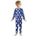 thumbnail image 7 of Boys Pajamas Girls Pajama Scarf Snowman Cute Comfortable Cotton Two-piece Pajama Set, 7 of 7