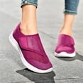 thumbnail image 3 of YOURDIARY Women's Hook & Loop Walking Shoes Lightweight Athletic Sneakers Comfort Casual Shoes, 3 of 7