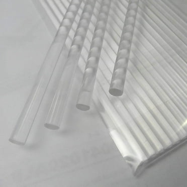 Weststone - Lollipop sticks for Halloween party (50pcs 6" Clear Sticks)