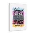 thumbnail image 5 of Scripture Walls Matthew 5:3 Kingdom of Heaven Colored Bible Verse Canvas Christian Wall Art Ready to Hang Unframed, 5 of 13