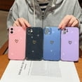 thumbnail image 6 of Compatible with iPhone 11 Case,Love Heart Pattern Design Soft TPU Shockproof Protective Case Bling Sparkly Glitter Cover for iPhone 11-Blue, 6 of 9