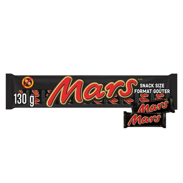 MARS, Peanut Free Chocolate Candy Bar, 10 Fun Size Bars, 130g Walmart.ca