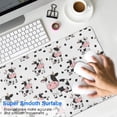thumbnail image 4 of Long Mouse Pads for Desk,White Cow Family Spot Pattern Desk Mats on Top Of Desks, Desk Mouse Pad Extra Large with 3mm Non-Slip Base and Stitched Edge for Gaming,Office,Work,Home 31.5"x15.7", 4 of 6