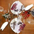 thumbnail image 4 of GZHJMY Bird Floral Cloth Napkin Hummingbird Hibiscus Butterfly Gorgeous Kitchen Dining Table Decor for Cocktail Gathering Holiday Party Wedding Everyday Use 1 Pack 20" × 20", 4 of 6