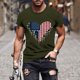 thumbnail image 1 of Tops para hombre, blusas y camisas de manga corta con cuello redondo para hombre, jersey informal de moda con estampado de cuello redondo para hombre, pantalones cortos deportivos para fitness, blusa, 1 of 5