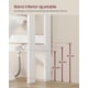 thumbnail image 4 of Armario sobre Inodoro, Organizador de Baño Independiente de 4 Niveles, con Estantes Ajustables, Blanco Nube, 4 of 8