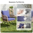 thumbnail image 6 of Biotree Outdoor Seat Cushions for Chairs,Waterproof Fade-Resistant Patio Furniture Replacement Cushions with Removable Cover,Blue, 6 of 9