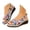 Blue, variant on Fiaer Women's Floral Wedge Sandals Lightweight on Sandals with Cushioned Insole High Wedge Shoes for Everyday Stylish Wear Yellow 9.5