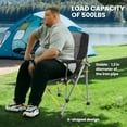 thumbnail image 4 of Heavy Duty Camping Chair, Durable Padded Folding Chair, 4 of 6
