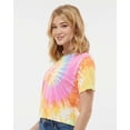 thumbnail image 2 of Colortone Women�'s Tie-Dyed Crop T-Shirt, 2 of 5