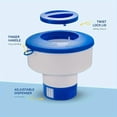 thumbnail image 2 of KEINXS 1/ 2 Pcs Distributeur de Chlore Flottant de 7 Pouces pour Piscines s'Adapte aux Tablettes de 3 Pouces - Flotteur de Chlore avec Évents de Débit Réglables Distributeur Chimique Équilibré [3 Capacités des Tablettes] Diamètre 7”, 2 of 6