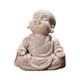 thumbnail image 2 of Fiudx Buda de Arenisca de Arena Blanca, Maitreya Sonriente, Artesanía de Resina, Decoración Relajante para Oficina, Figura para Aliviar El Estrés, Regalo Espiritual para La Familia, para Escritorio o, 2 of 6