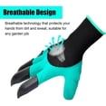 thumbnail image 2 of HOMEIORA 1 Pair Claw Gardening Gloves for Planting, Garden Glove Claws for Women, 2 of 8