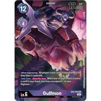 Digimon Digital Hazard Super Rares Gulfmon EX2-043 (Alternate Art)