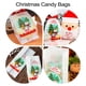 thumbnail image 4 of GOOHOCHY 50PCS Bolsas de galletas de caramelo de Navidad Bolsas de regalo de Navidad con elementos de Santa, 4 of 7