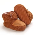 thumbnail image 4 of QISIWOLE Winter Toddler Baby Boys Girls Fleece Soft Soled Shoes Toddler Boots Clearance, 4 of 9