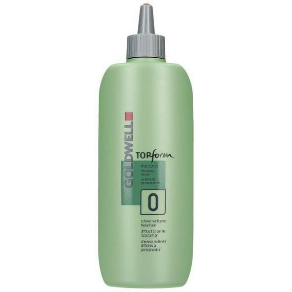 0 / 16.9 oz , Goldwell TopForm Perming Lotion , Hair Beauty Product - Pack of 1 w/ Sleek Pin Comb