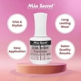 thumbnail image 7 of Mia Secret Gel Nail Treatment Keratin Base & Top (Peach Parfait) 0.5oz, 7 of 7