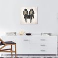 thumbnail image 2 of Wynwood Studio Prints Girls Favorite Pair Revamp Fashion and Glam Shoes Wall Art Canvas Print Black Metallic Gold 20x20, 2 of 3