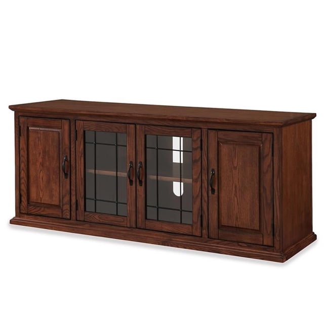Leick Furniture Riley Holliday 60" TV Stand in Burnished Oak
