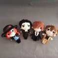 thumbnail image 4 of Yejue Anime Plush Toy Dazai Osamu Stuffed Doll Nakahara Chuuya Figure Toys Ryunosuke Akutagawa Throw Pillow Home Decoration Christmas Birthday Gift for Kids, 4 of 4