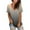 Z Khaki, variant on ZKCCNUK Women's Fashion Casual Gradient V-neck Short Sleeve Loose T-shirt Tops Summer Plus Size Tops 2026