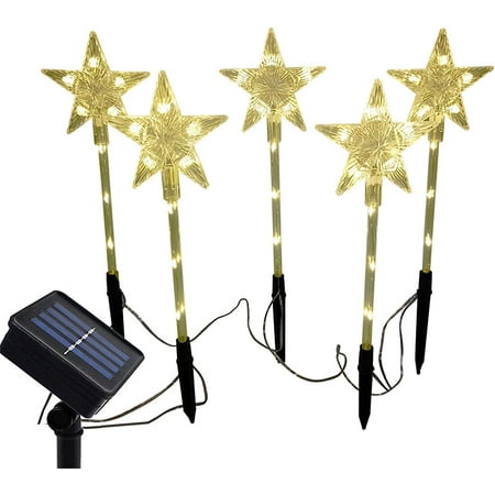 

Solar Pathway Lights - Solar Lights Outdoor Waterproof Warm Light Solar Outdoor Lights | Pathway Lights Outdoor For Garden Patio Yard