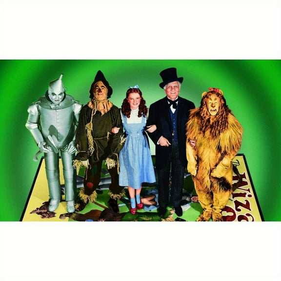 Adult DIY 5D Diamond Painting Kit, Wizard of Oz Series Art Round Diamond, Full Diamond Diamond Embroidery Kit, Mosaic Cross Stitch Craft Home Wall Decoration