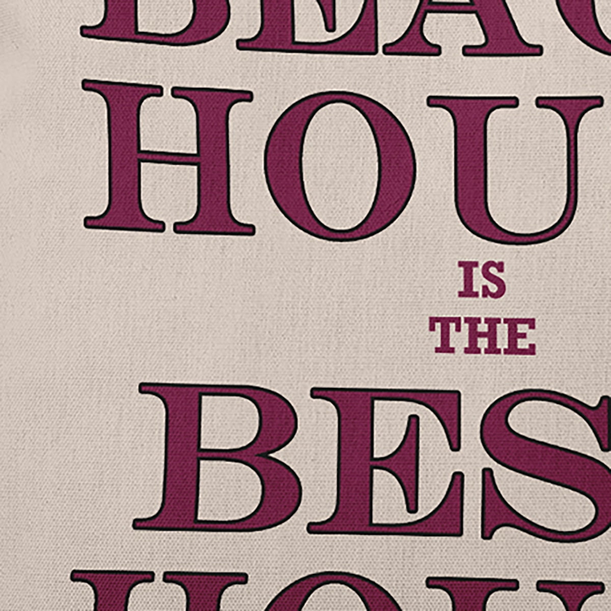 14" x 20" Simply Daisy Beach House Best House Indoor/Outdoor Pillow, Maroon Red Qty 1