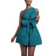thumbnail image 1 of SAYOO Mujeres DIY Short Romper, Adultos Casual Suelto Cintura Alta Impresión Digital Vendaje Playsuit SAYOO Moda, 1 of 9