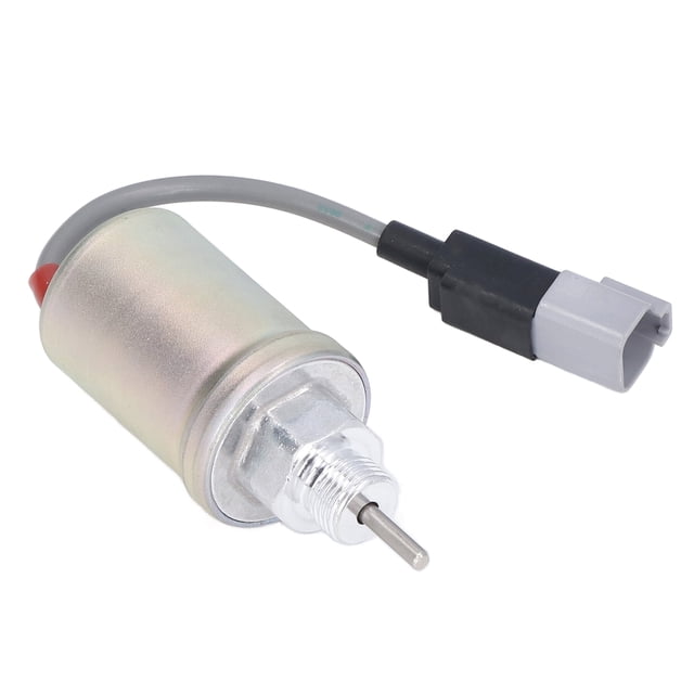 Solenoide de apagado de combustible, 24 V Solenoide de apagado de combustible Válvula solenoide de parada de apagado del motor U85206452 para HL403C‑15, alta sensibilidad
