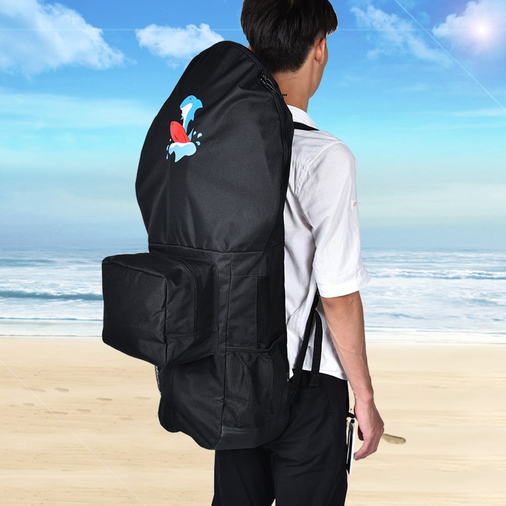 Black Electric Adult Surfboard Backpack Paddle Board Paddle Backpack Suitable 