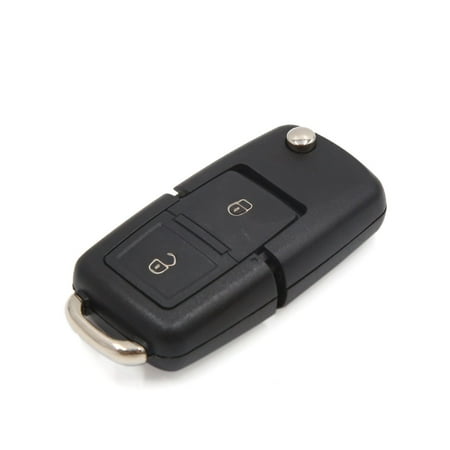 2 Buttons Flip Folding Uncut Key Fob Remote Control Case Clicker Shell (Best Auto Clicker Program)
