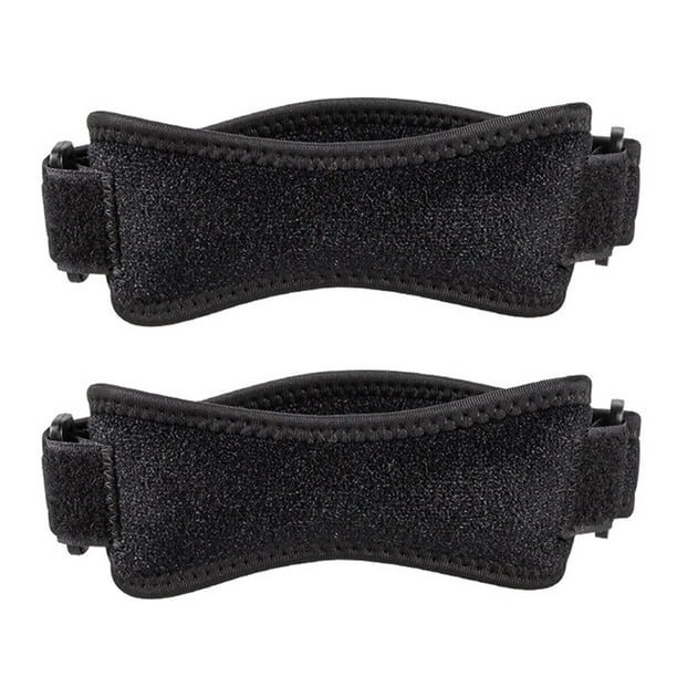 Paquete de 2 correas estabilizadoras de rótula y alivio del dolor de rodilla, correa de soporte del tendón rotuliano, rodillera para correr, senderismo, saltos de rodilla, voleibol y sentadillas