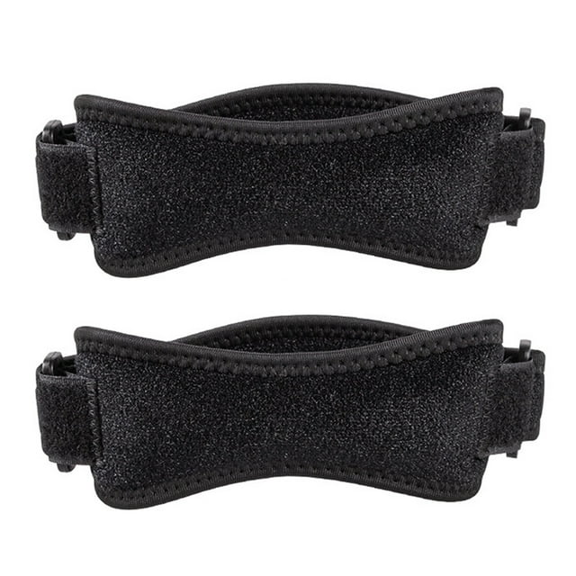 Paquete de 2 correas para rodilla rotuliana, rodillera ajustable, banda de soporte estabilizador del tendón rotuliano para aliviar el dolor de rodilla, saltadores de rodilla