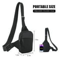 thumbnail image 3 of AIGIA Mini Sling Bag for Men Women Small Crossbody Shoulder Backpack Fanny Packs Personal Pocket Bag Casual Phone Chest Bag, 3 of 14