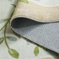 thumbnail image 6 of SAFAVIEH Martha Stewart Candis Floral Machine Washable Area Rug, Taupe/Green, 5' x 8', 6 of 11