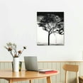 thumbnail image 2 of Nawypu Black And White Canvas Wall Wall Art Decor Home Living Room Wall Decor Enjoy Life Painting Aesthetics Stretched Art Large Abstract Wall Art Print Theme Print Easy To Hang 16"X20", 2 of 4