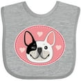 thumbnail image 3 of Inktastic French Bulldog Dog Girls Baby Bib, 3 of 4