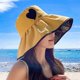 thumbnail image 2 of Sombrero de ala ancha para mujer, gorro de playa de verano con ala grande, sombrero de protección solar, 2 of 6