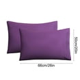 thumbnail image 3 of SIYTUAU Envelope Style Pillowcases Set Of 2 Summer Velvet Bedding For Dormitory And Room Soft Hair Friendly 20X26 Inch, 3 of 7